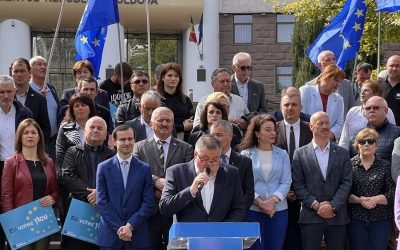 Discursul ambasadorului Iurie Reniță la lansarea în campania prezidențială a dlui profesor Octavian Țâcu, reprezentantul blocului “ÎMPREUNĂ”